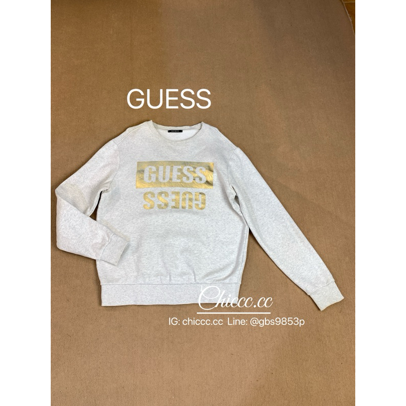 เสื้อแขนยาวสีเทา Guess กันหนาว 🔺Used🔺