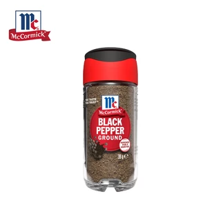 MCCORMICK BLACK PEPPER GROUND แม็คคอร์มิค พริกไทยดำบดละเอียด 39 กรัม