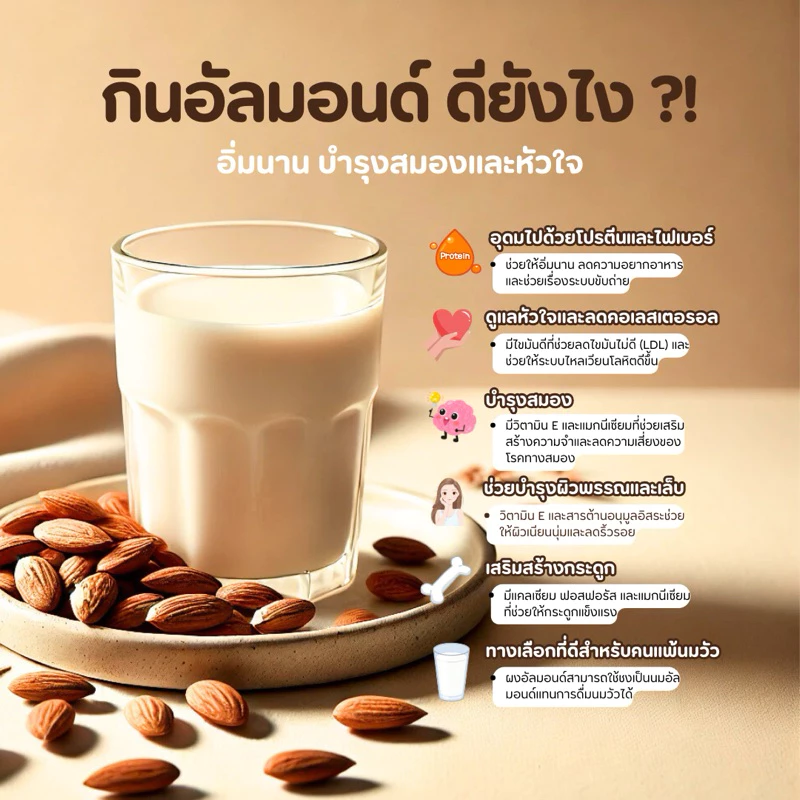 ผงอัลมอนด์ 100 เปอร์เซ็นต์ thumbnail 3