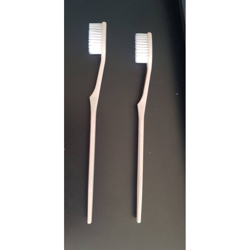 ชุดแปรงฟันโรงแรม ชุดของใช้ในห้องน้ำโรงแรม แปรงสีฟันย่อยสลาย+ยาสีฟัน 3กรัมบรรจุซองอีโค่  แพคละ100ชุด - รูปที่ 4