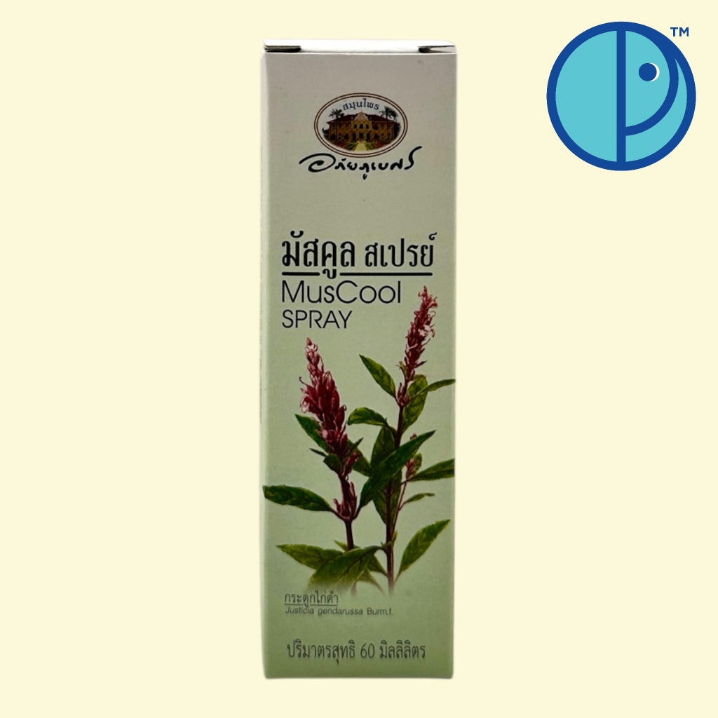 มัสคูล สเปรย์ MusCool Spray บรรเทาอาการปวดกล้ามเนื้อ (ขนาด 60 มิลลิตร)