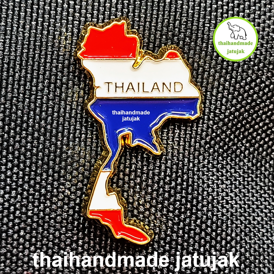 เข็มกลัดชุดรักไทย ลายที่ 3 แผนที่ประเทศไทย Thailand พร้อมแพคเกจ งานสวย ของฝาก ของที่ระลึก ของขายชาวต่างชาติ พร้อมส่งค่ะ