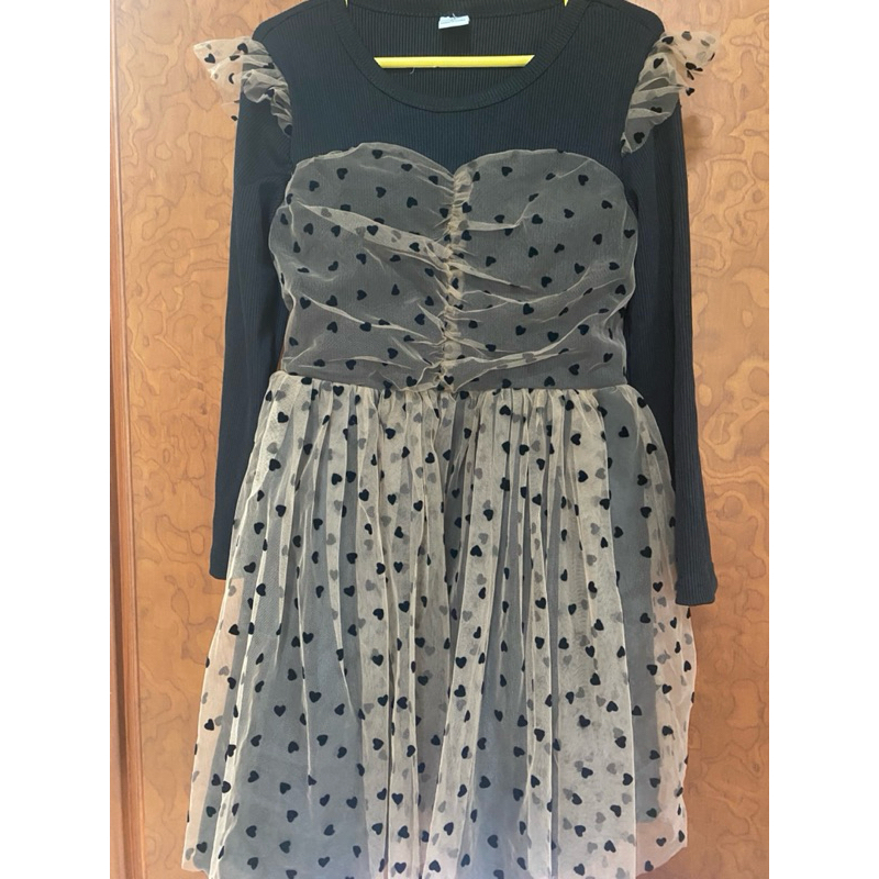 เดรส SHEIN สีดำ เด็กผู้หญิง