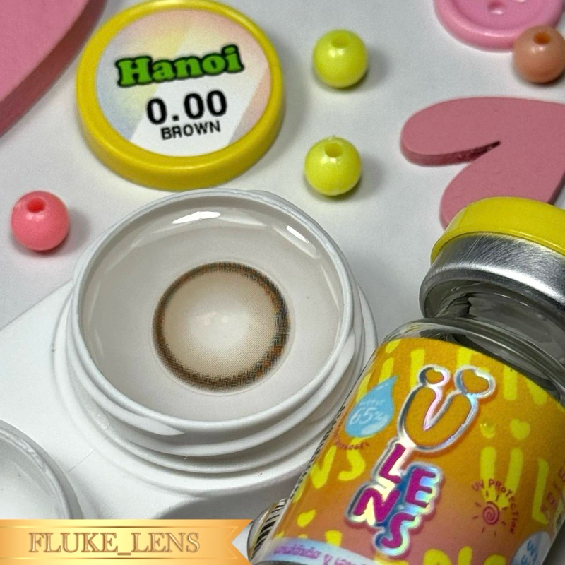 🩷มีค่าสายตา🩷 คอนแทคเลนส์เกาหลี อมน้ำ65% 💧Silicone Hydrogel 💧(ขนาดโต) Hanoi Ulens ผลิตที่ประเทศเกาหลี 🇰🇷 รูปที่ 2