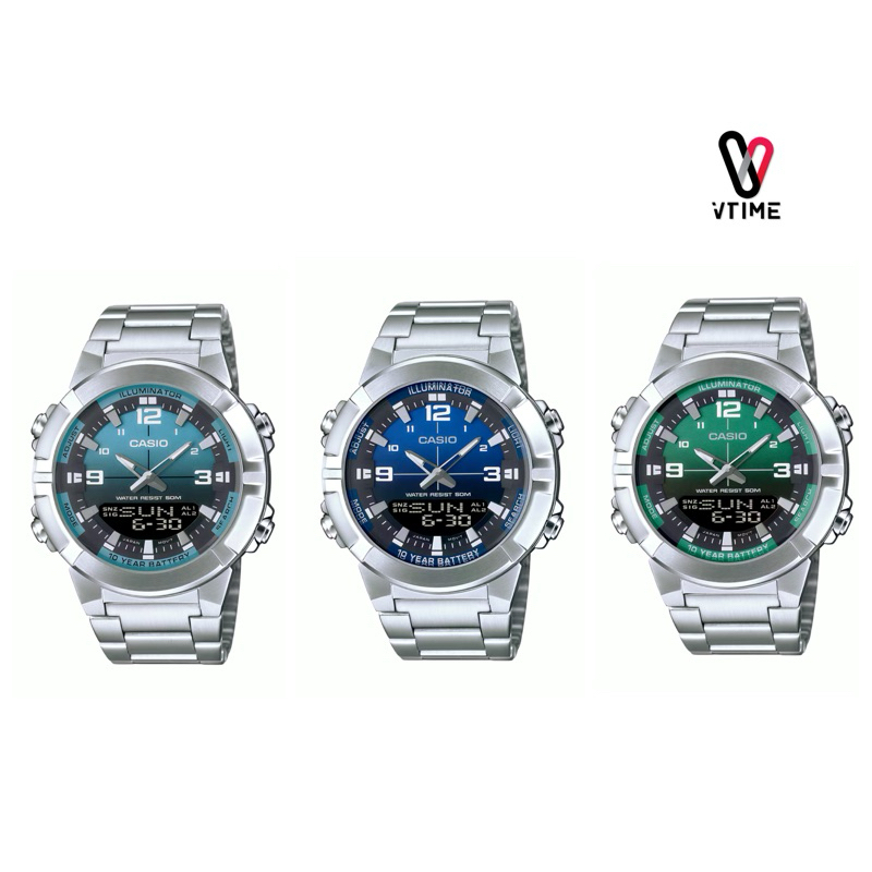 CASIO นาฬิกา Analog-digital รุ่น AMW-870DA-2A1 | AMW-870DA-2A2 | AMW-870DA-3A