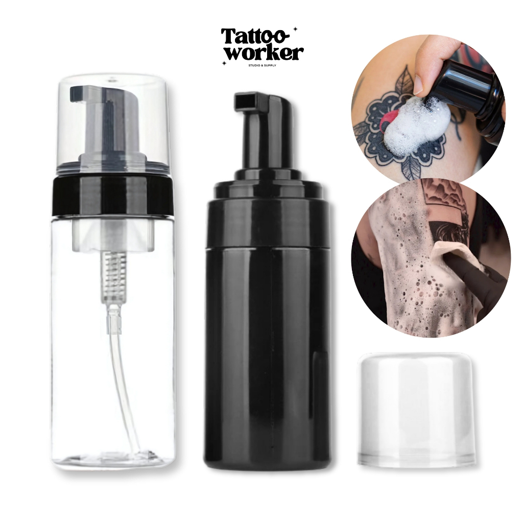ขวดปั๊มโฟม ขนาด 130ml (ขวดเปล่า) Clear Foaming Soap Dispensers