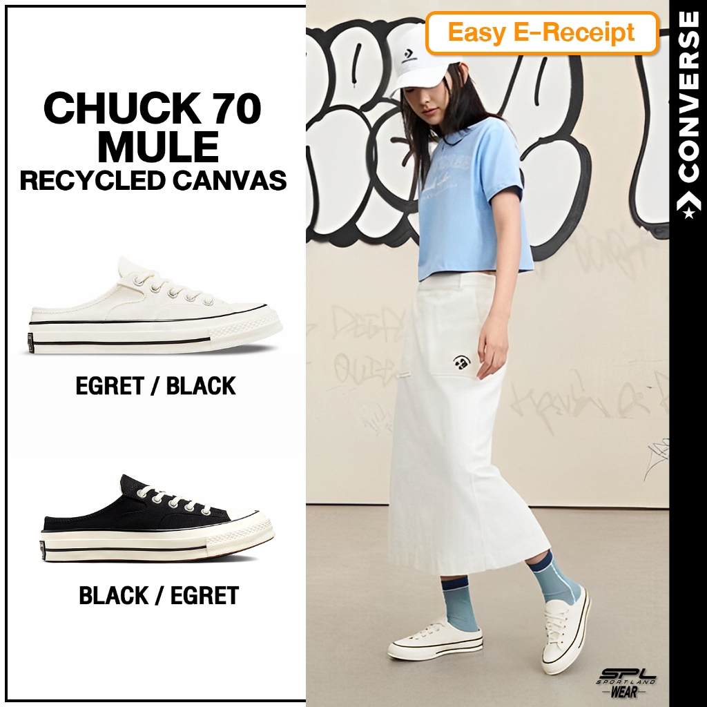 Converse Collection คอนเวิร์ส รองเท้าผ้าใบ  Chuck 70 Mule A00907CF2PIXX / 172591CS2BKXX / 172592CS2CMXX (2800)