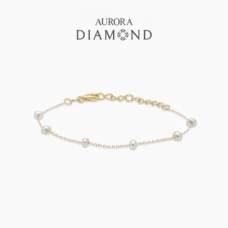 AURORA สร้อยข้อมือมุกเเท้ Bright Pearl Collection DBPL002