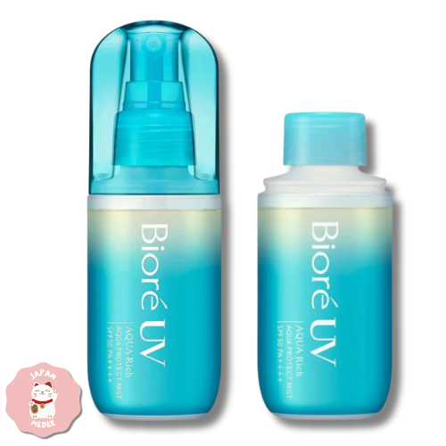 Biore UV Aqua Rich Aqua Protect Mist SPF50 PA++++กันแดดเทรนด์ใหม่ สัมผัสบางเบาด้วยกันแดดละอองน้ำ