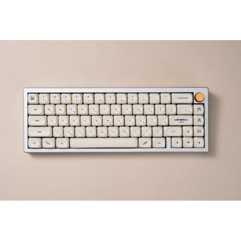 🇹🇭 ฟรีสติ๊กเกอร์ไทย Minimalist MOA Keycaps โคตรน่ารัก 124 ปุ่ม คีย์แคป มินิมอล PBT พร้อมส่งจากไทย