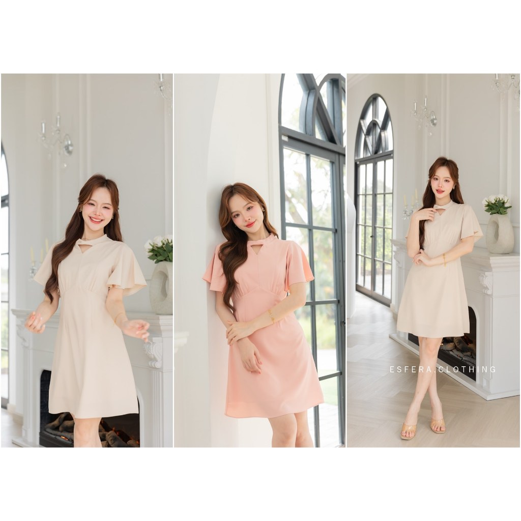 ESFERA-DR099-1 Venussy Lala Dress-เดรสน่ารัก