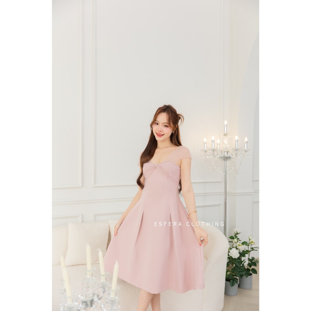 ESFERA-DR-100-1 Bubblegum Dress เดรสออกงาน รูปที่ 8