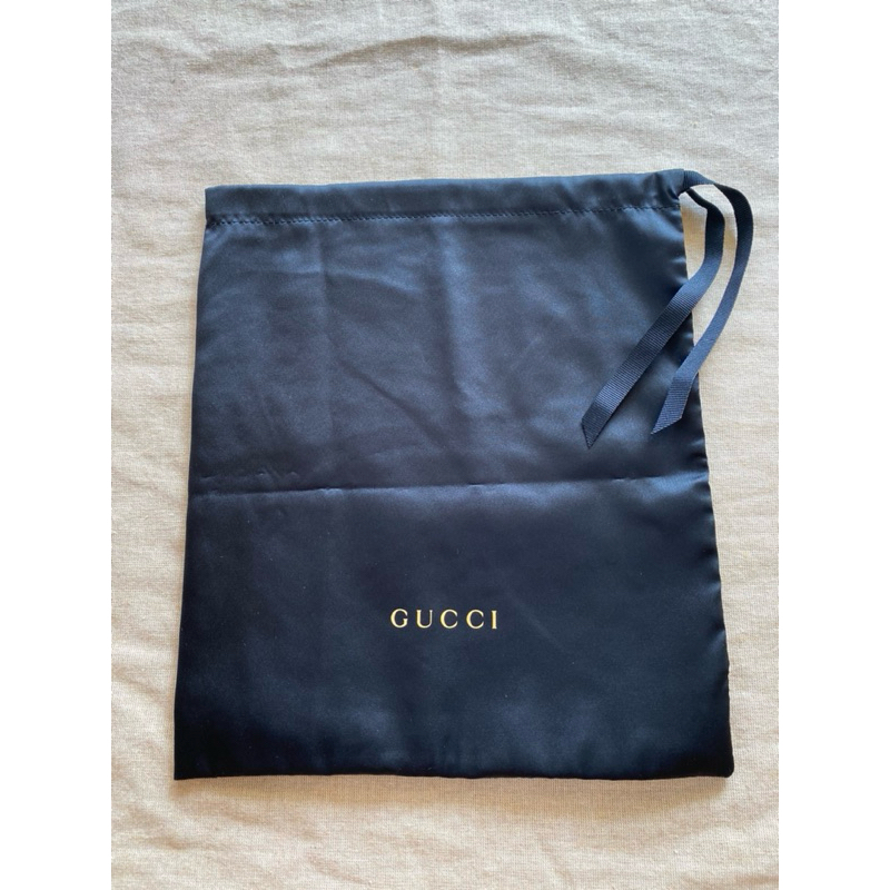 ถุงกันฝุ่น  Gucci แท้              ใส่จิววรี่ หรือกล่องแว่นตา