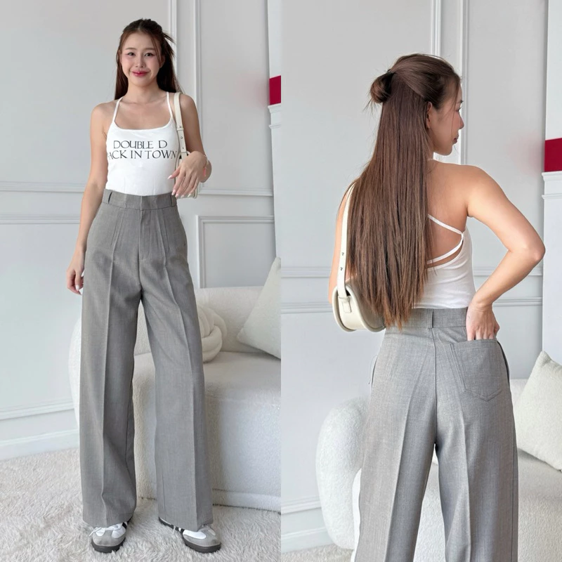 กางเกงกระบอกใหญ่ สีขายดีรุ่น Amma pants ที่ทุกคนต้องมี thumbnail 7