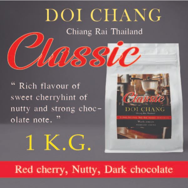 Classic Doi Chang 1 KG. Chiang Rai Thailand Wash process