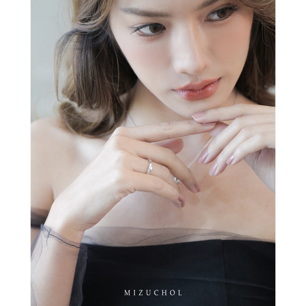 Mizuchol - แหวนเงินแท้ประดับพลอยนพเก้าแท้ The Hidden Gems รูปที่ 7