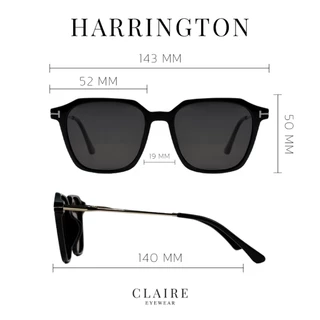 CLAIRE : (HT) แว่นตากันแดด รุ่น Harrington แว่นกันแดดUV400