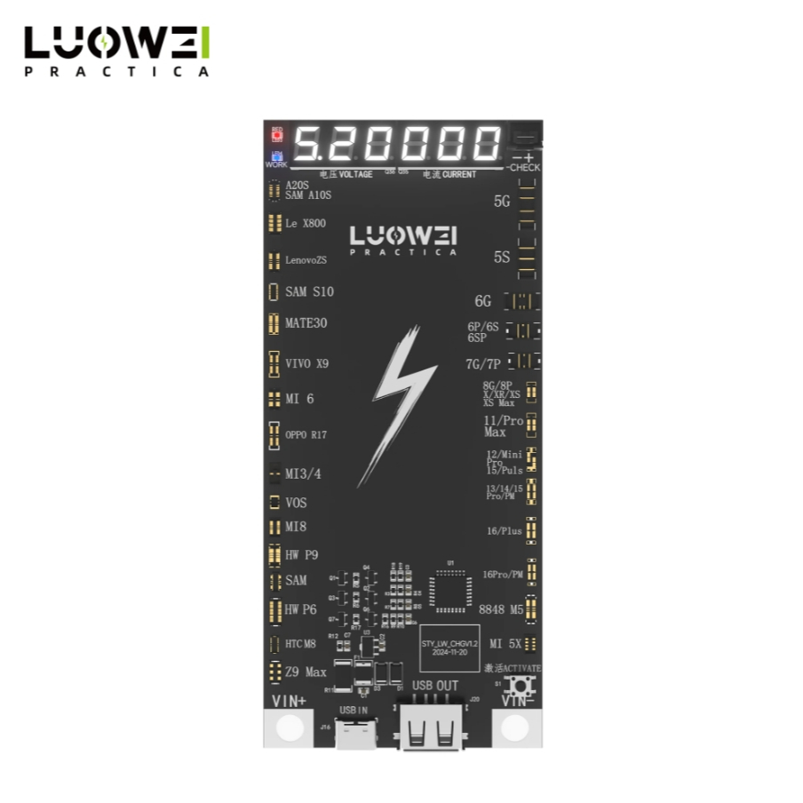 Luowei LW-B03 สำหรับ iPhone 6 ถึง 16PM และ Android บอร์ดเปิดใช้งานการชาร์จแบตเตอรี่