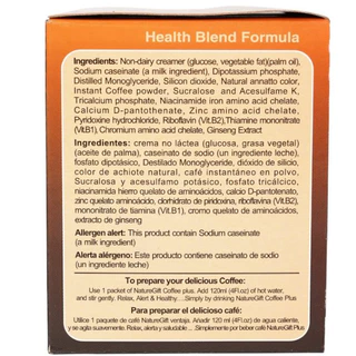 Naturegift Coffee Plus เนเจอร์กิฟ คอฟฟี่ พลัส สูตรต้นตำรับ กล่องละ 10 ซอง Nature Gift กาแฟปรุงสำเร็จ