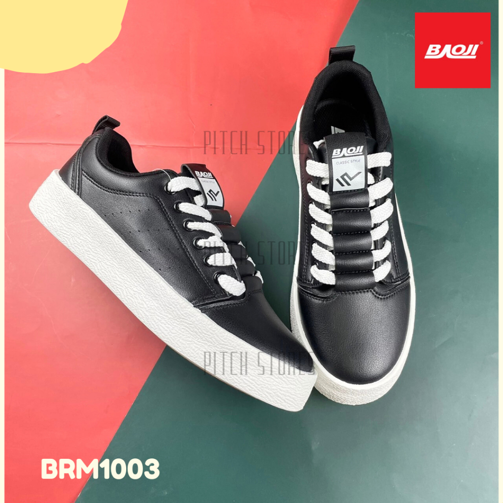 Baoji รองเท้าผ้าใบผู้ชายหนังพียู รุ่น BRM1003 (41-45)