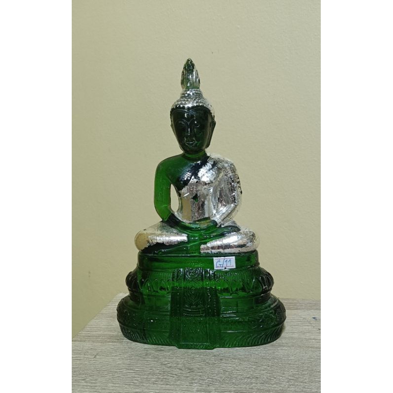 No. G/11 พระบูชา พระแก้วมรกต 25 พุทธศตวรรษ ปี พ.ศ.2500 (บล็อคไทยหน้าใหญ่)ดูข้อมูลเพิ่มเติมด้านล่างกา