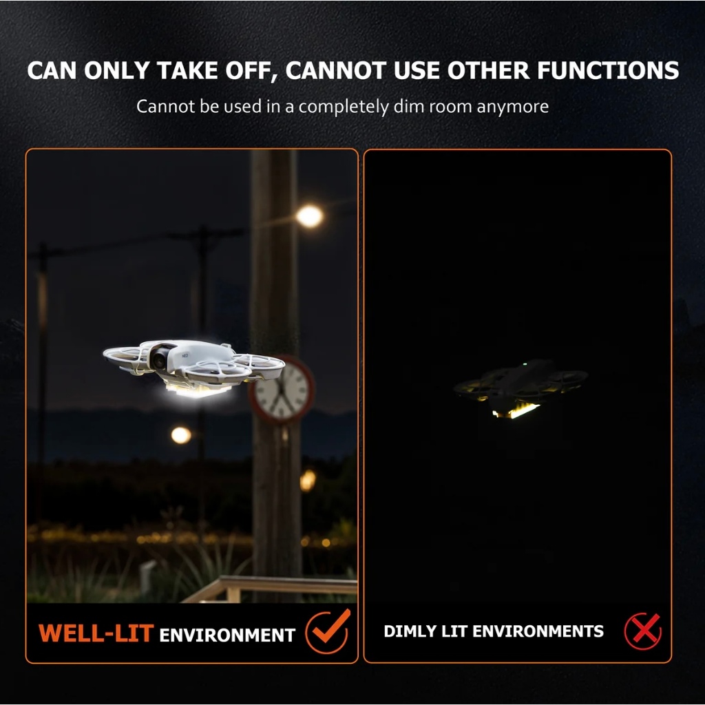STARTRC NEO LED Landing Gear Night Flight Light Lightweight Tripod Rechargeable Lighting for DJI Neo