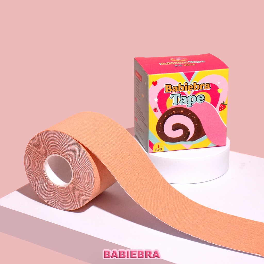 🎀 Babiebra-เทปยกกระชับ [บาบี้บรา]⚡️เทปยืดหยุ่นสูง ยกกระชับได้ดี อกเด้งสวยทั้งวัน! เทปจัดทรงหน้าอก✨