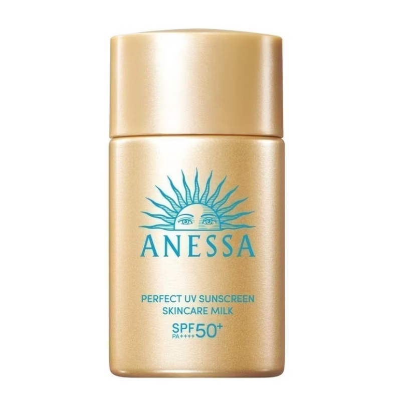 (แถม!!มาส์กหน้า89฿) Anessa Perfect UV Sunscreen Milk NA SPF50+ PA++++ 20ml.  กันแดดสูตรเนื้อน้ำนม