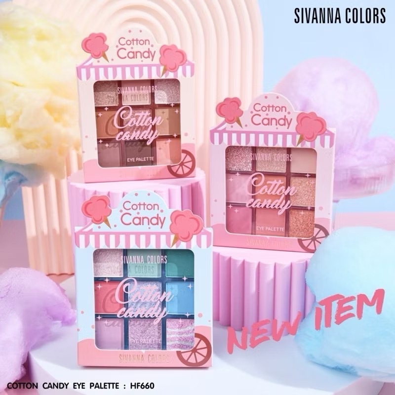 HF660 SIVANNA  ซีเวนน่า คัลเลอร์ส คอตตอน แคนดี้ อาย พาเลทท์