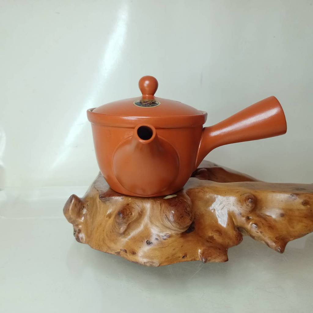 Kyushu Teapot Japanese Tokoname Yaki Aichi - 270 cc/ml -  stainless steel ทรงสูง