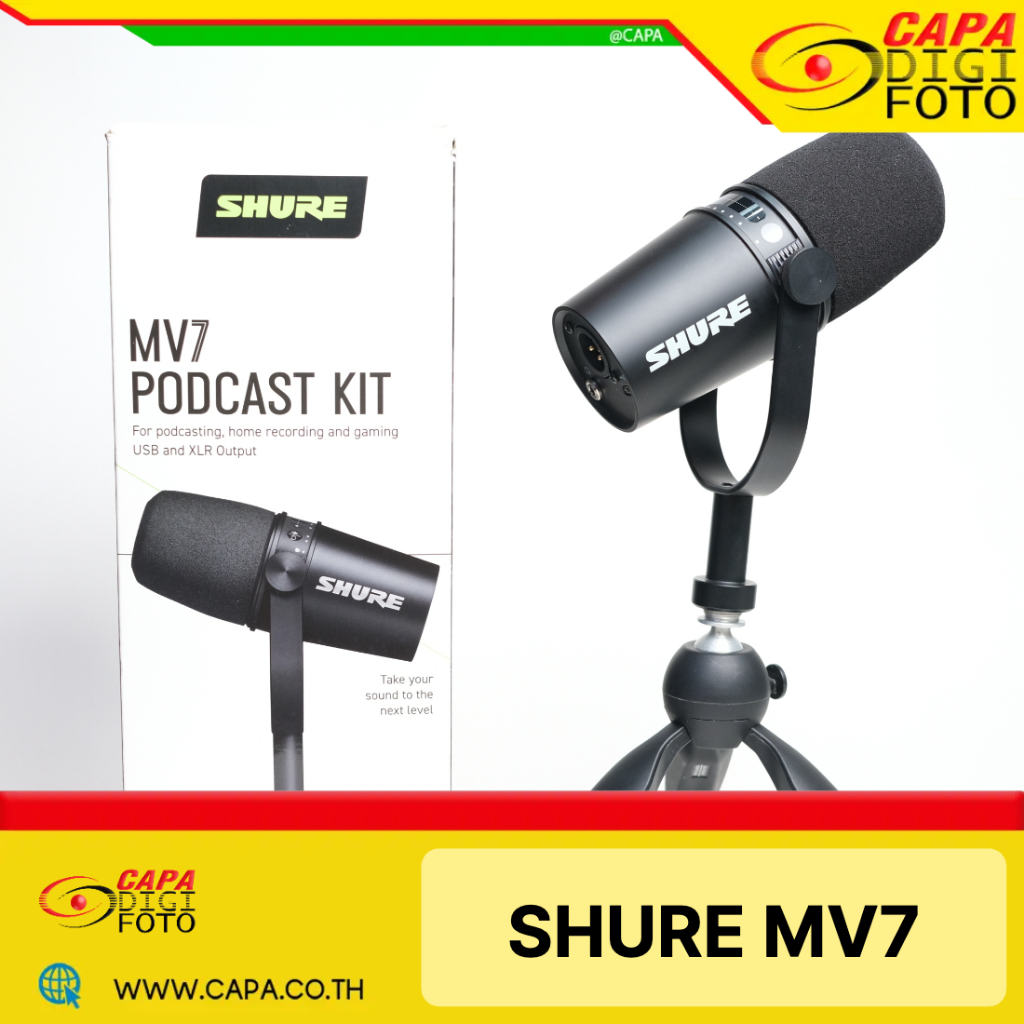 [USED] Shure MV7 Podcast Kit Microphone with Box YC
