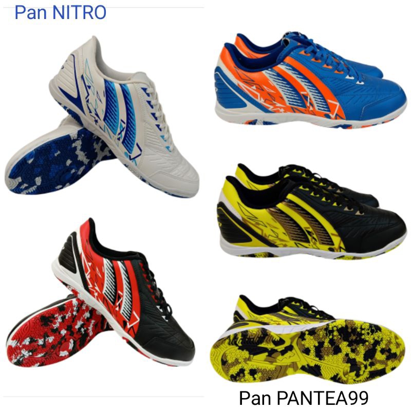 PAN NITRO รองเท้าฟุตซอลแพน PF14NA รุ่นใหม่ล่าสุด พื้นลาย