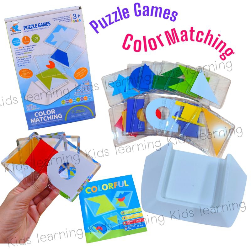 🏅Kids learning🏅Puzzle Games บอร์ดเกมส์ Color Matching เกมส์กระจก เกมส์ฝึกสมอง