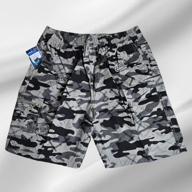 กางเกงลายทหารขาสั้นใส่ทำกิจกรรมต่างๆได้สบายไม่ร้อน