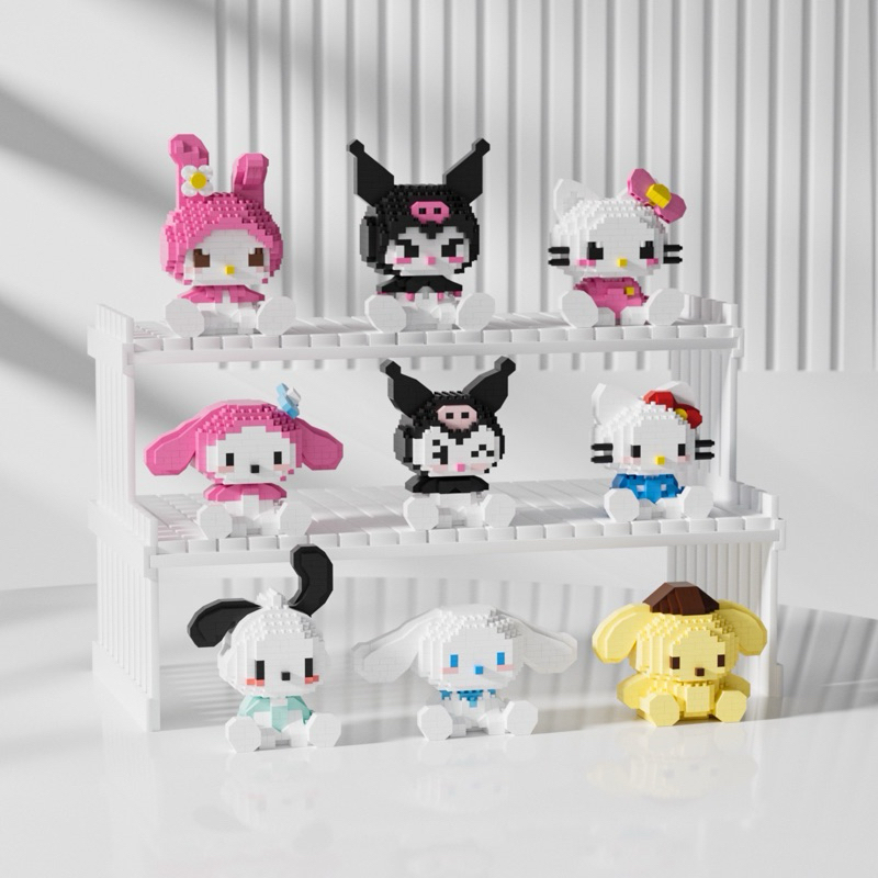 พร้อมส่งในไทย 🚚 ตัวต่อนาโนไซส์ L Mekansm K154-159 - Sanrio Sitting