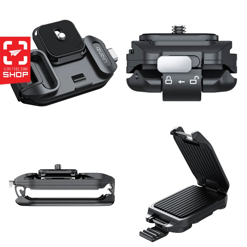 เพลท Ulanzi - UKA07 Quick-release Kit for Camera Backpack Strap Clip C035
