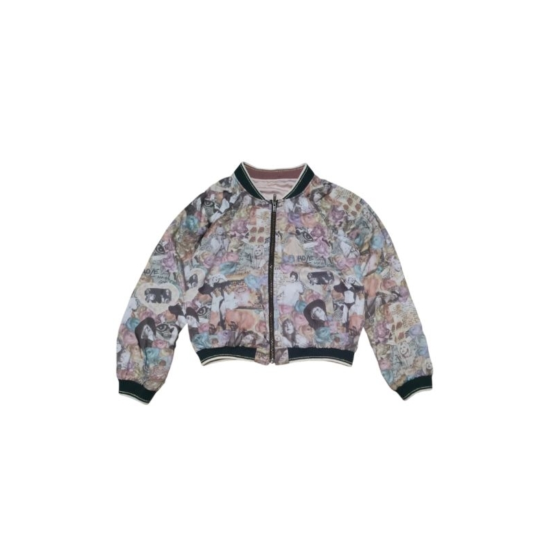 เสื้อแจ็กเก็ต Vintage Hysteric Glamour X Courtney Love Reversible Light Jacket (F) งานหายาก