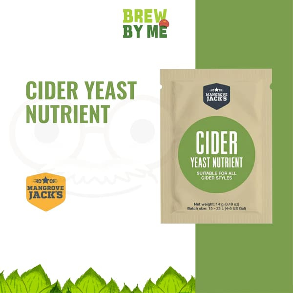 Cider Yeast Nutrient – Mangrove Jack’s 14g