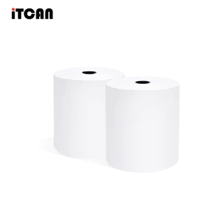 แพ็ค 20 ม้วน กระดาษความร้อน 80x80 Thermal paper กระดาษใบเสร็จ 65gsm iTCAN