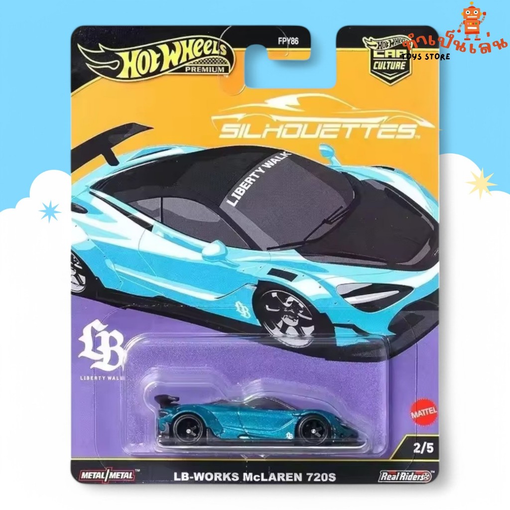 Hot Wheels Premium - LB-WORK McLAREN 720s สเกล 1/64