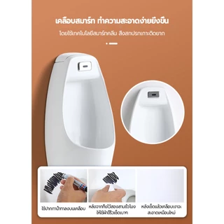 โถปัสสาวะชาย ส้วม โถปัสสาวะ ชาย เซรามิค แขวนผนัง ขนาดกลาง ท่อระบายน้ำสามารถปล่อยออกมาได้อย่างอิสระ