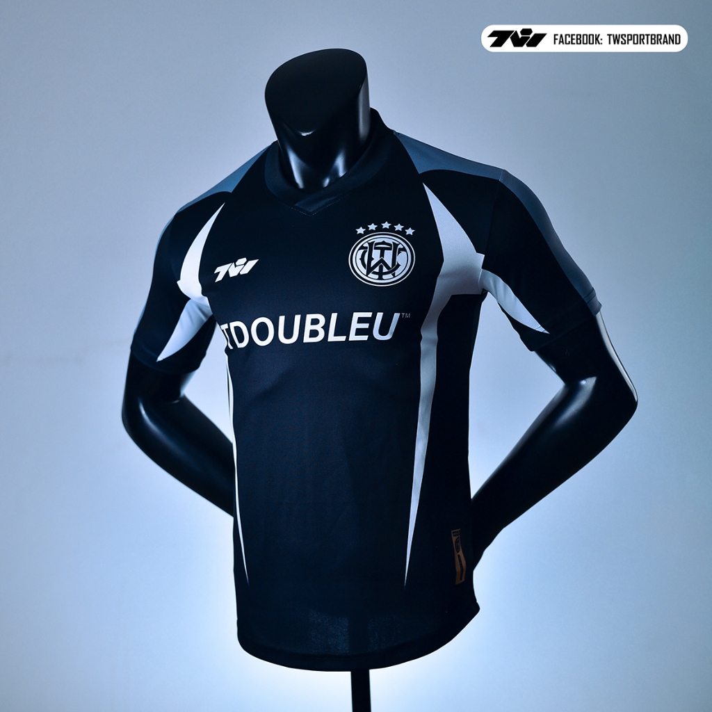 เสื้อฟุตบอลเดินสาย เสื้อฟุตบอลแฟชั่น TWSPORT FC 2025 สีดำ