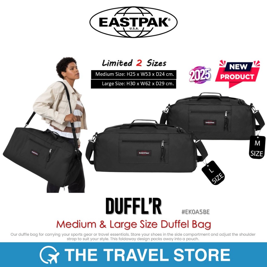 Eastpak DUFFL' R Duffel Bag (EK0A5BE) กระเป๋าเดินทาง แบบถือ ใส่อุปกรณ์สำหรับเล่นกีฬา

<p>“><center></p>
<h4></h4>
<p><p><font color=