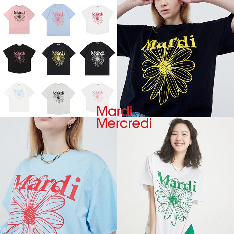 MINI-SHOP Mardi Mercredi TSHIRT FLOWERMARD ของแท้ 100% จาก Korea Duty Free