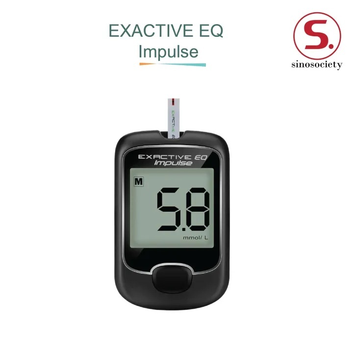 เฉพาะแผ่นตรวจ วัดระดับน้ำตาลในเลือด(เบาหวาน) รุ่น EXACTIVE EQ Impulse  เฉพาะแผ่นตรวจ+เข็มเจาะเลือด - รูปที่ 4