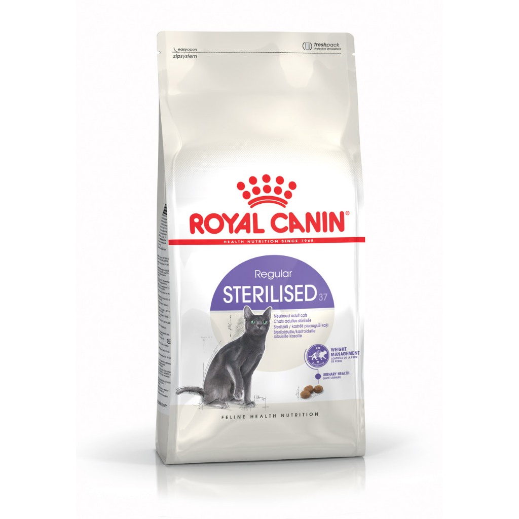 Royal Canin Sterilised 400g. สูตรสำหรับแมวโตทำหมัน Best before:11/2026