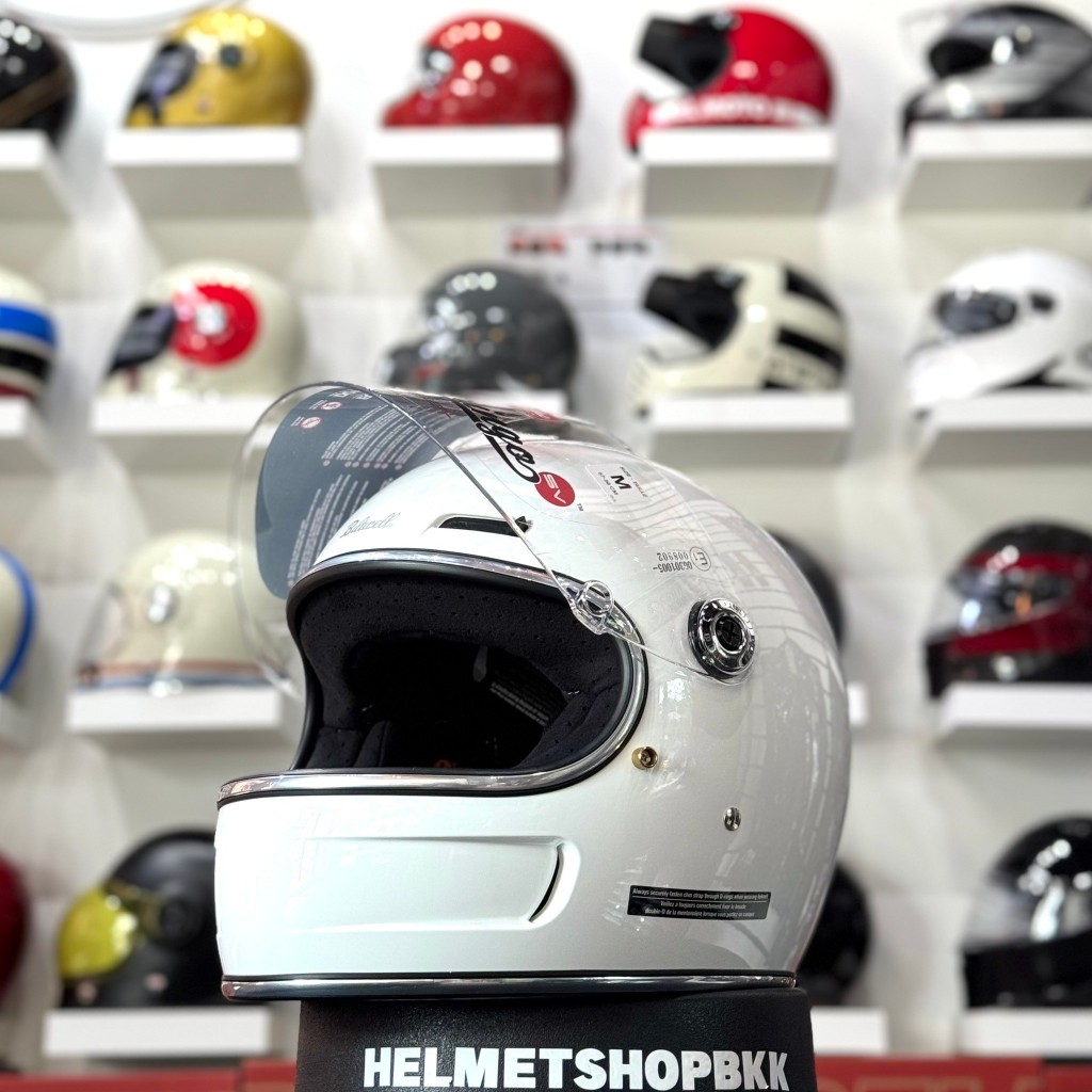 หมวกกันน็อค BILTWELL GRINGO SV GLOSS WHITE