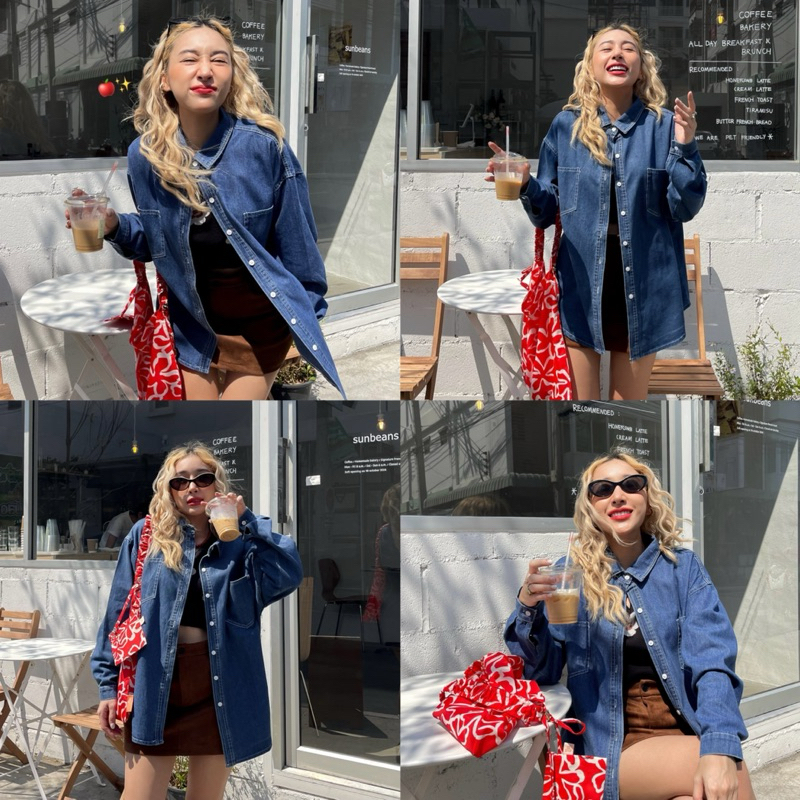 TOKYO DENIM SHIRT 🛋️❤️✨