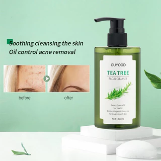 เจลล้างหน้าทีทรี pH Balance 5.5 สำหรับคนเป็นสิว และผิวแพ้ง่าย Tea Tree Facial Cleanser 300ml (T01)