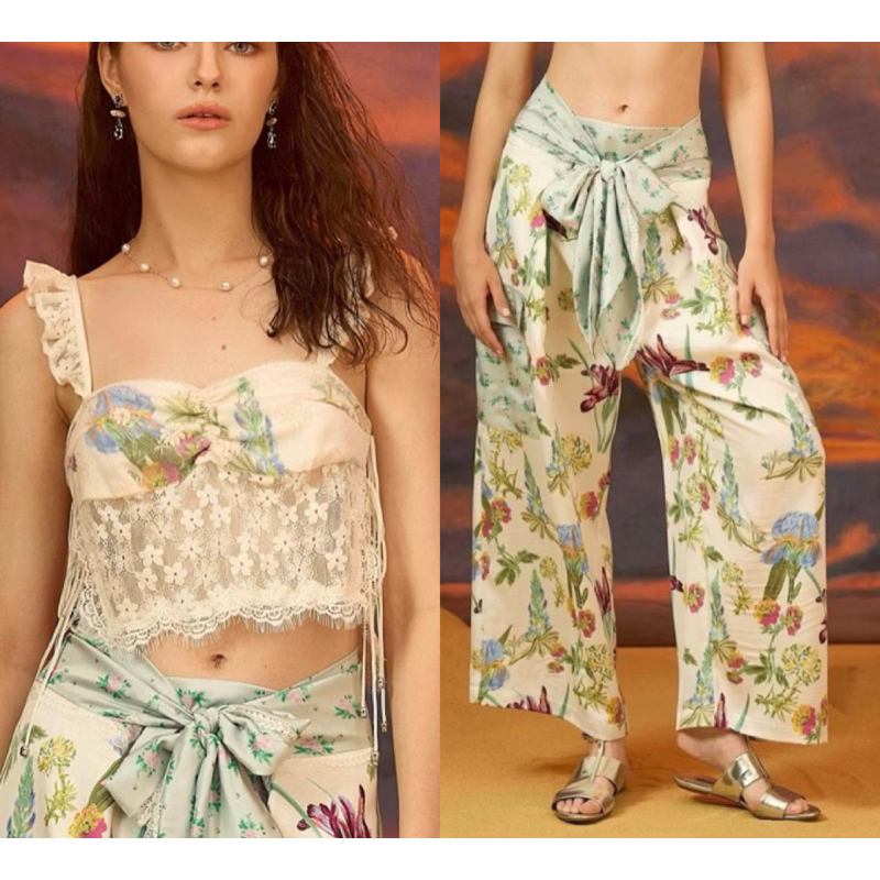 เหลือ 1691 ❤️‍🔥พร้อมส่ง ชุดไปทะเล  BEFORE SUNRISE / MOS Navarra Pants ได้เสื้อและกางเกง